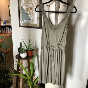 Lux Drawstring Waist Dress